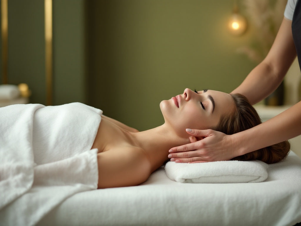 Lymphatic Drainage Facial Massage